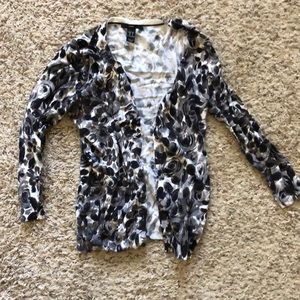 H&M cardigan black and white